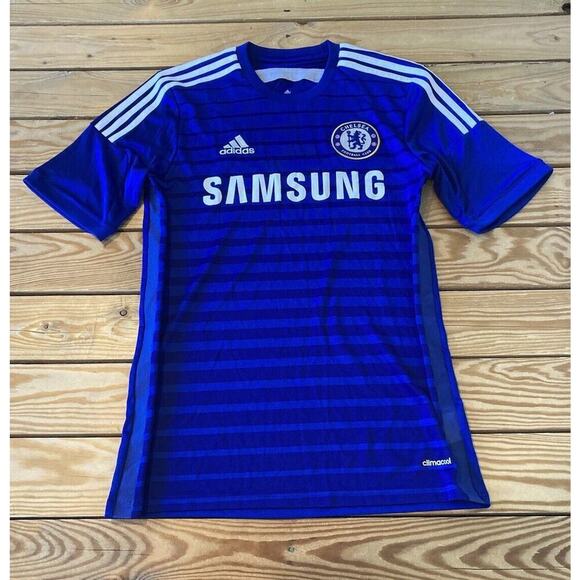 Adidas Samsung Futbol Soccer Jersey Size Small Men’s Blue - Picture 1 of 6